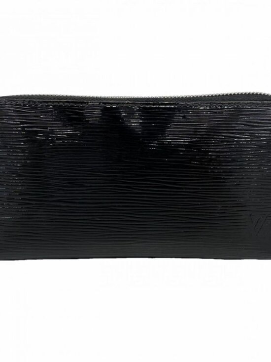 Louis Vuitton Wallet Epi Zippy Noir Black Electric